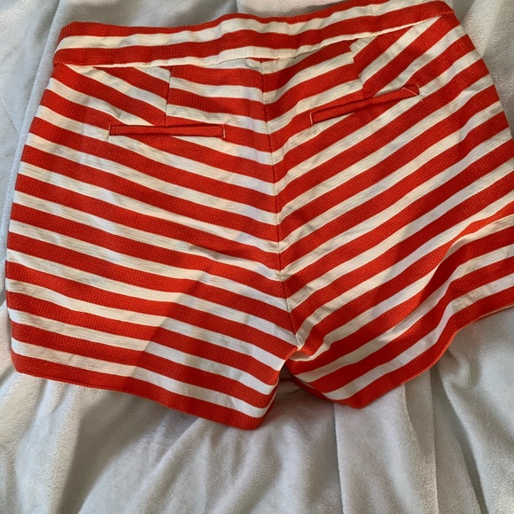 J.Crew Orange & White Striped Shorts - Picture 12 of 13